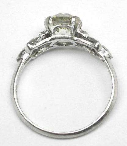 1920's 2.01ct Diamond Platinum Engagement Ring
