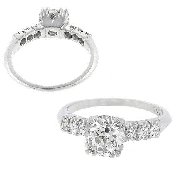 1920s EGL 1.04ct Diamond Engagement Ring