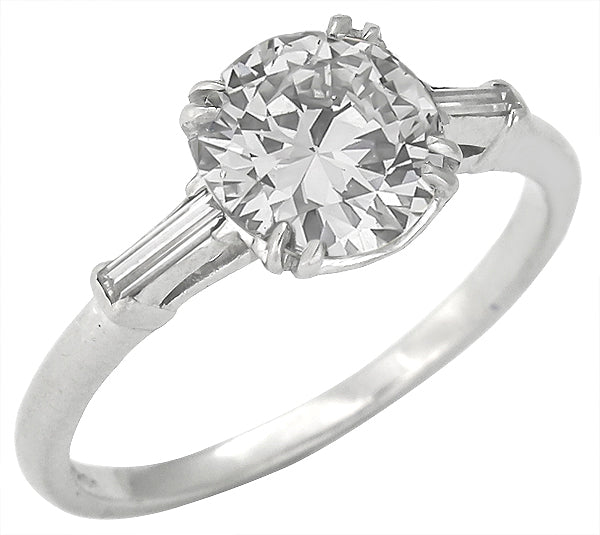 1930s 1.03ct Diamond Platinum Engagement Ring