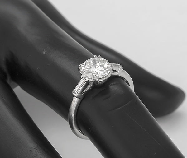 1930s 1.03ct Diamond Platinum Engagement Ring