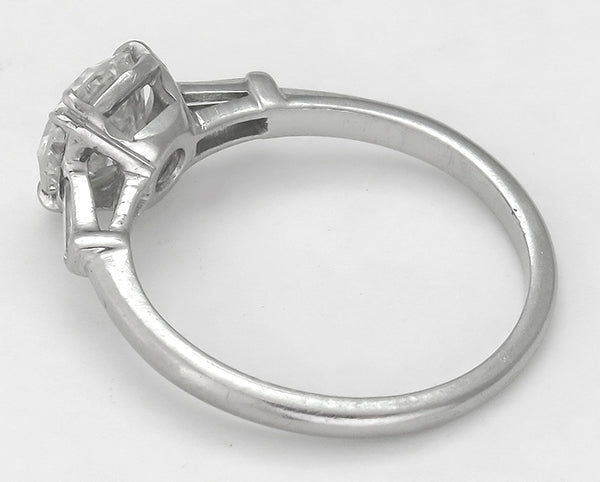 1930s 1.03ct Diamond Platinum Engagement Ring