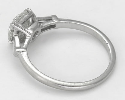 1930s 1.03ct Diamond Platinum Engagement Ring