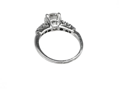 1930s 2.01ct Diamond Platinum Engagement Ring
