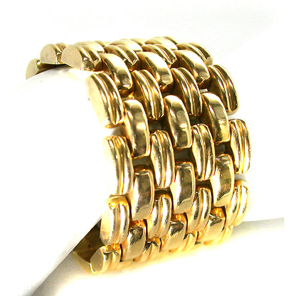 1940s 18k Yellow Gold Bracelet