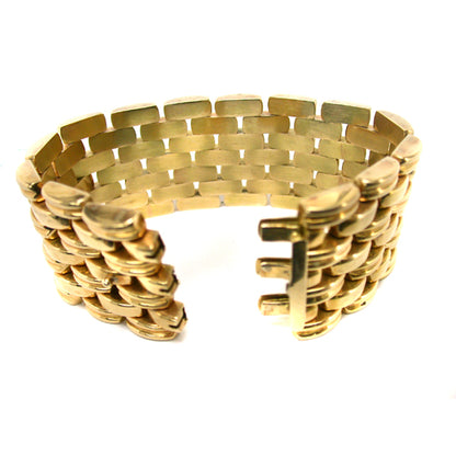 1940s 18k Yellow Gold Bracelet