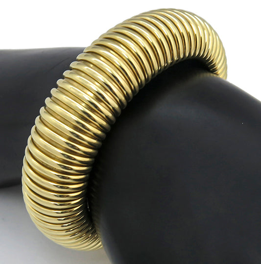 1940's Gold Snake  Bracelet