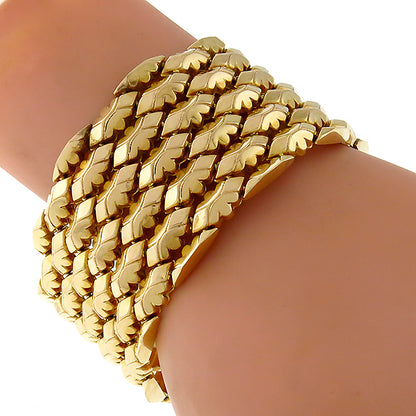 1940s Retro 18k Rose Gold Bracelet