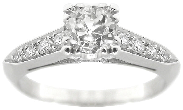 1950s 0.50ct Old Mine Diamond Engagement Ring