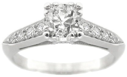 1950s 0.50ct Old Mine Diamond Engagement Ring