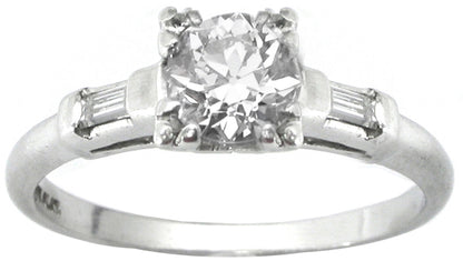 1950s 0.65ct  Diamond Engagement Ring