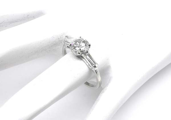 1950's 1.02ct Diamond Platinum Engagement Ring