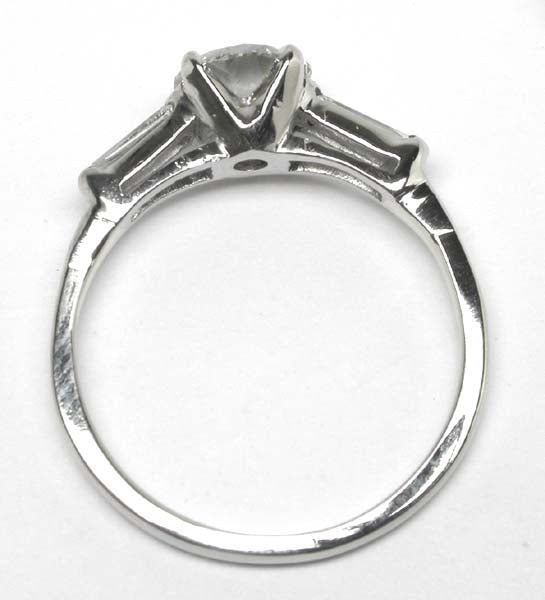 1950's 1.02ct Diamond Platinum Engagement Ring