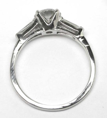 1950's 1.02ct Diamond Platinum Engagement Ring