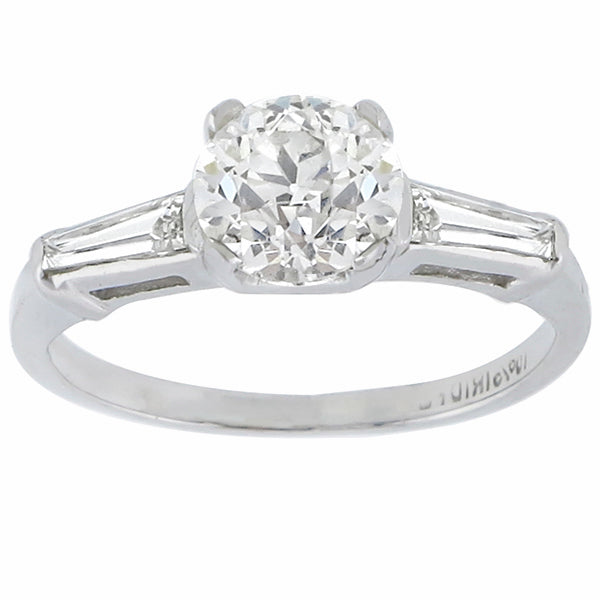 1950s 1.06ct Diamond Engagement Ring