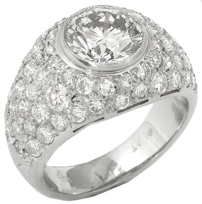 1950s 2.29ct Diamond Platinum Ring