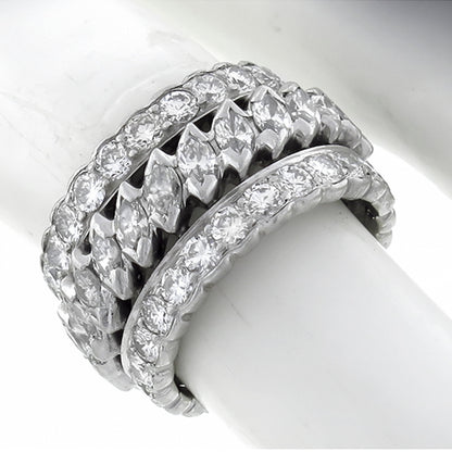 1950s 3.70ct Diamond Eternity Wedding Band