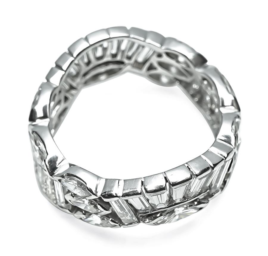 Vintage 2.75ct Diamond Eternity Wedding Band