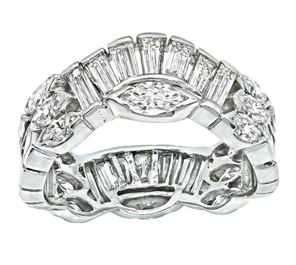 Vintage 2.75ct Diamond Eternity Wedding Band