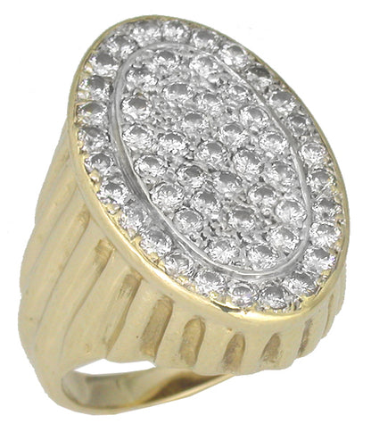 1960s 1.50ct Diamond 14k Gold Ring