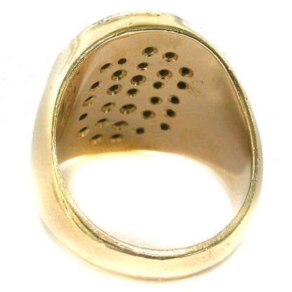 1960s 2.50ct Diamond 14k Yellow Gold Ring