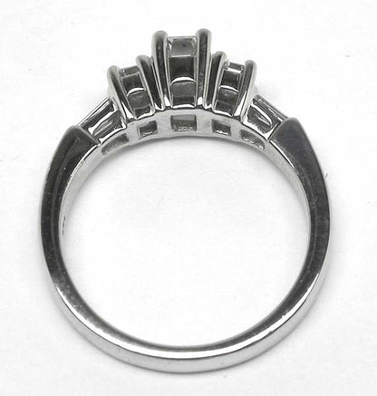 1ct Diamond 14k White Gold Engagement Ring