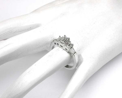 1ct Diamond 14k White Gold Engagement Ring