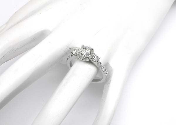 1ct. Diamond 18k White Gold Engagement Ring