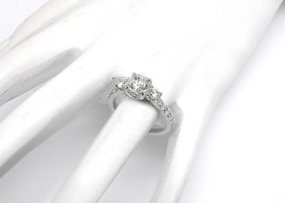 1ct. Diamond 18k White Gold Engagement Ring