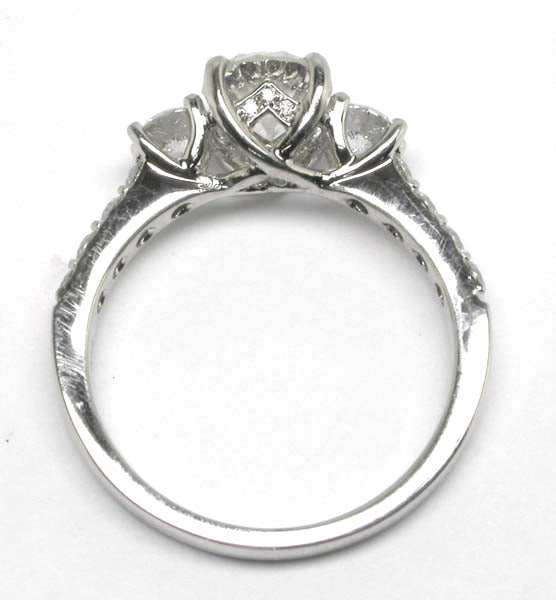 1ct. Diamond 18k White Gold Engagement Ring