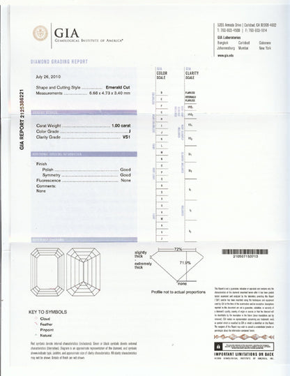 1ct Diamond 18k White Gold Engagement Ring
