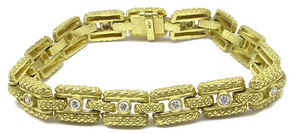 1ct Diamond 18k Yellow Bracelet