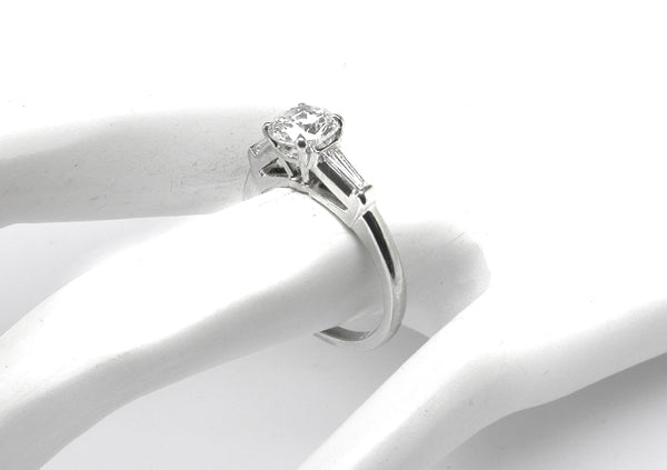 1ct Diamond Platinum Engagement Ring