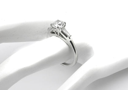 1ct Diamond Platinum Engagement Ring