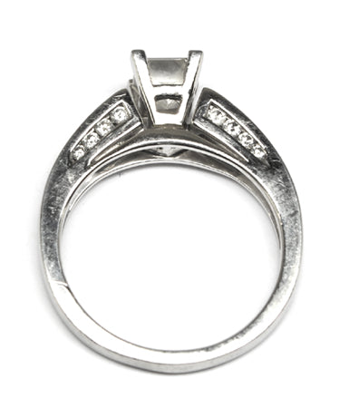 1ct Princess Cut Diamond Platinum Engagement Ring