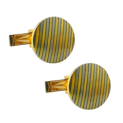 2 Tone Gold Cufflinks