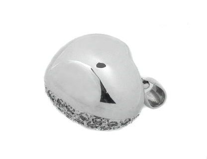 2.00ct Diamond Bombe Heart Pendant