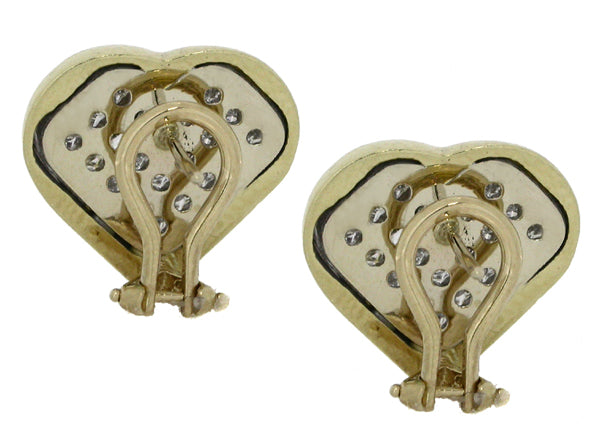 2.00ct Diamond Heart Earrings