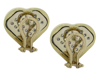 2.00ct Diamond Heart Earrings