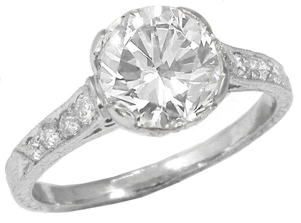 2.00ct Diamond Platinum Engagement Ring