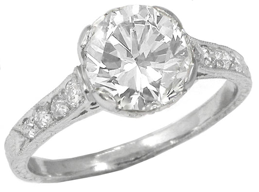 2.00ct Diamond Platinum Engagement Ring