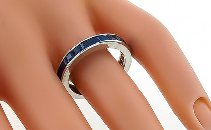 2.00ct Sapphire Eternity Wedding Band