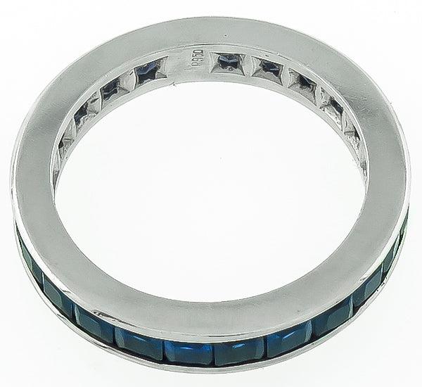 2.00ct Sapphire Eternity Wedding Band