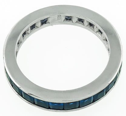 2.00ct Sapphire Eternity Wedding Band