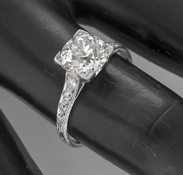 2.01ct Diamond Platinum Engagement Ring