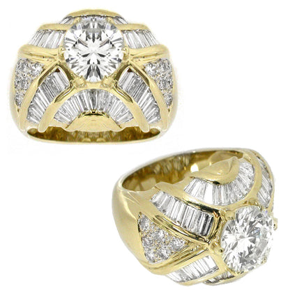 2.02ct Round  Diamond Gold Ring