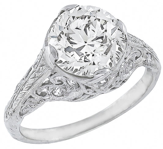 2.06ct Diamond Engagement Ring