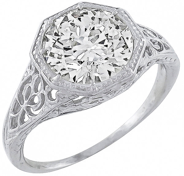 2.07ct Diamond Engagement Ring