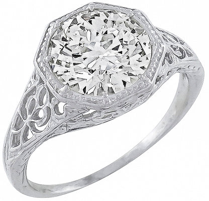 2.07ct Diamond Engagement Ring