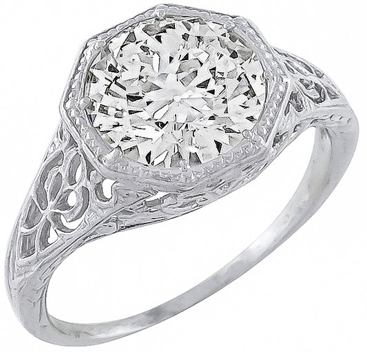 2.07ct Diamond Engagement Ring