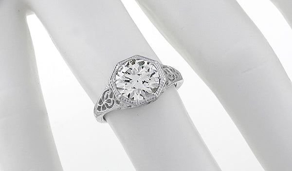 2.07ct Diamond Engagement Ring